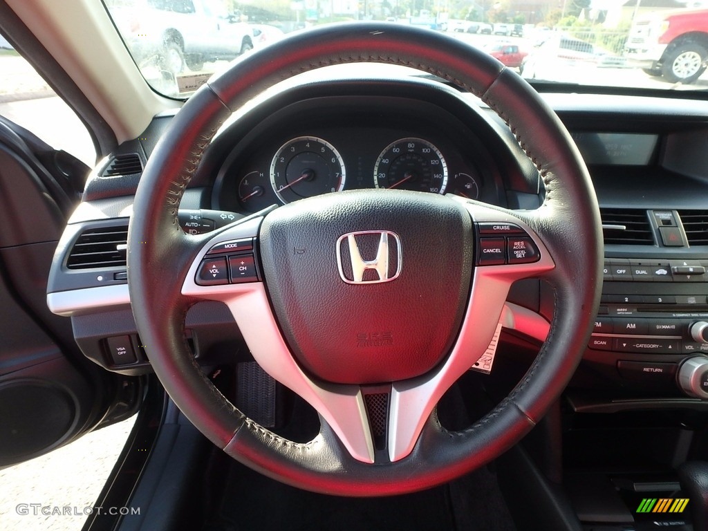 2008 Accord EX-L Coupe - Nighthawk Black Pearl / Black photo #16