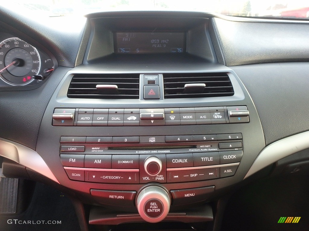 2008 Accord EX-L Coupe - Nighthawk Black Pearl / Black photo #19