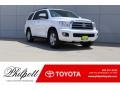 Super White 2017 Toyota Sequoia SR5