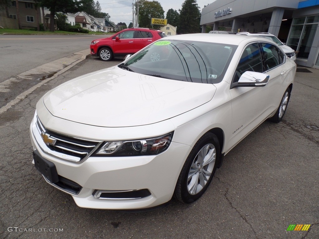 2014 Impala LT - White Diamond Tricoat / Jet Black/Brownstone photo #2