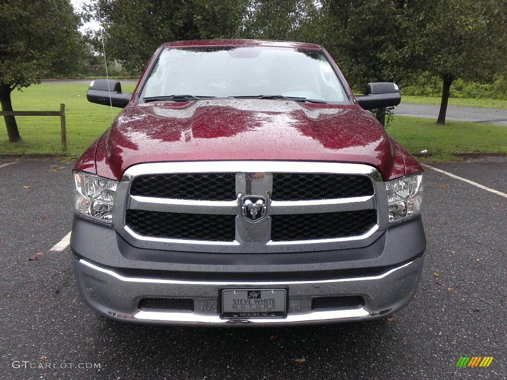 2017 1500 Tradesman Quad Cab 4x4 - Delmonico Red Pearl / Black/Diesel Gray photo #3