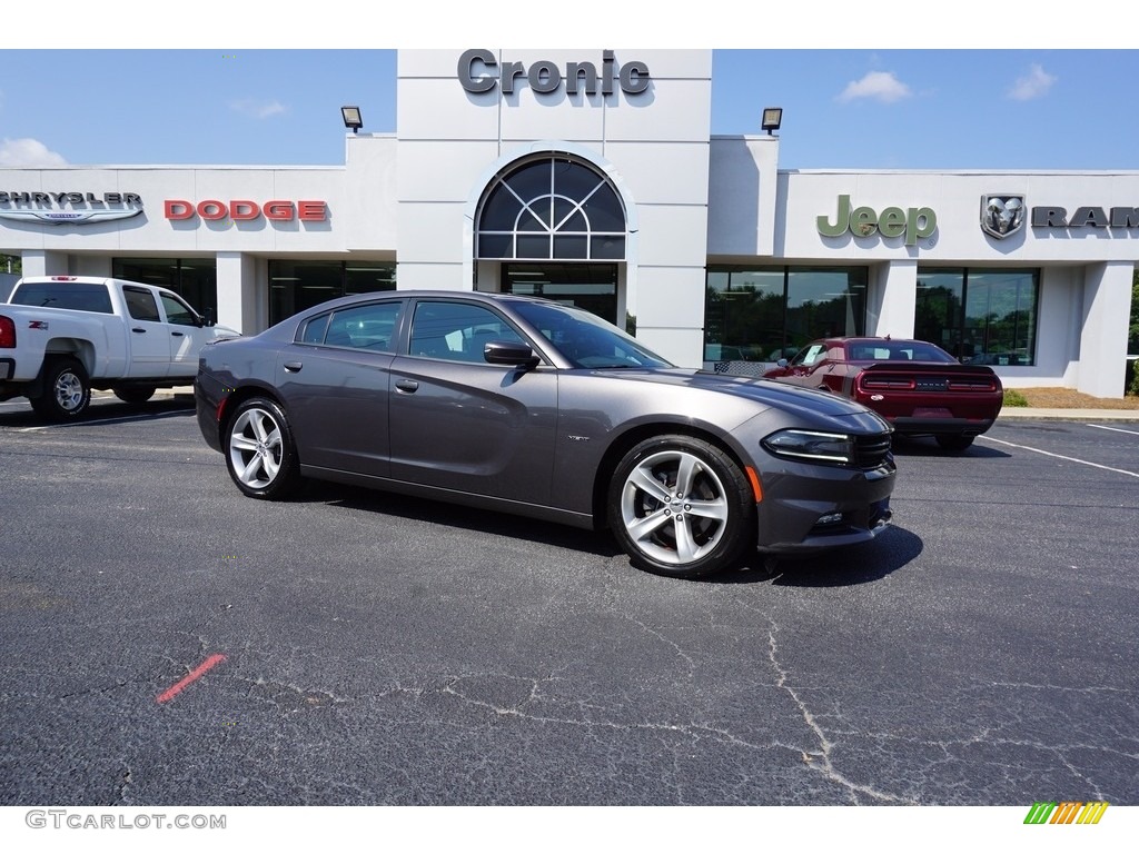 2016 Charger R/T - Granite Crystal Metallic / Black photo #1