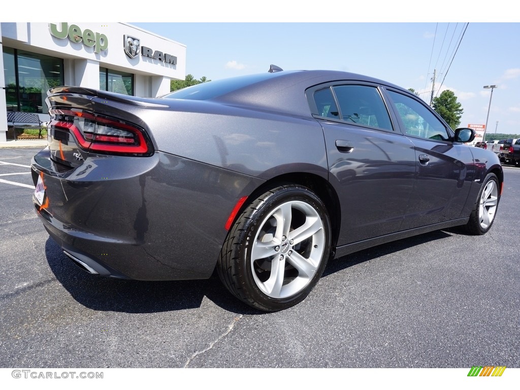 2016 Charger R/T - Granite Crystal Metallic / Black photo #7