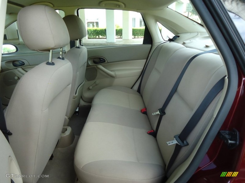 2007 Focus ZX4 S Sedan - Dark Toreador Red Metallic / Dark Pebble/Light Pebble photo #20