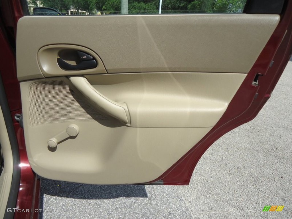 2007 Focus ZX4 S Sedan - Dark Toreador Red Metallic / Dark Pebble/Light Pebble photo #29