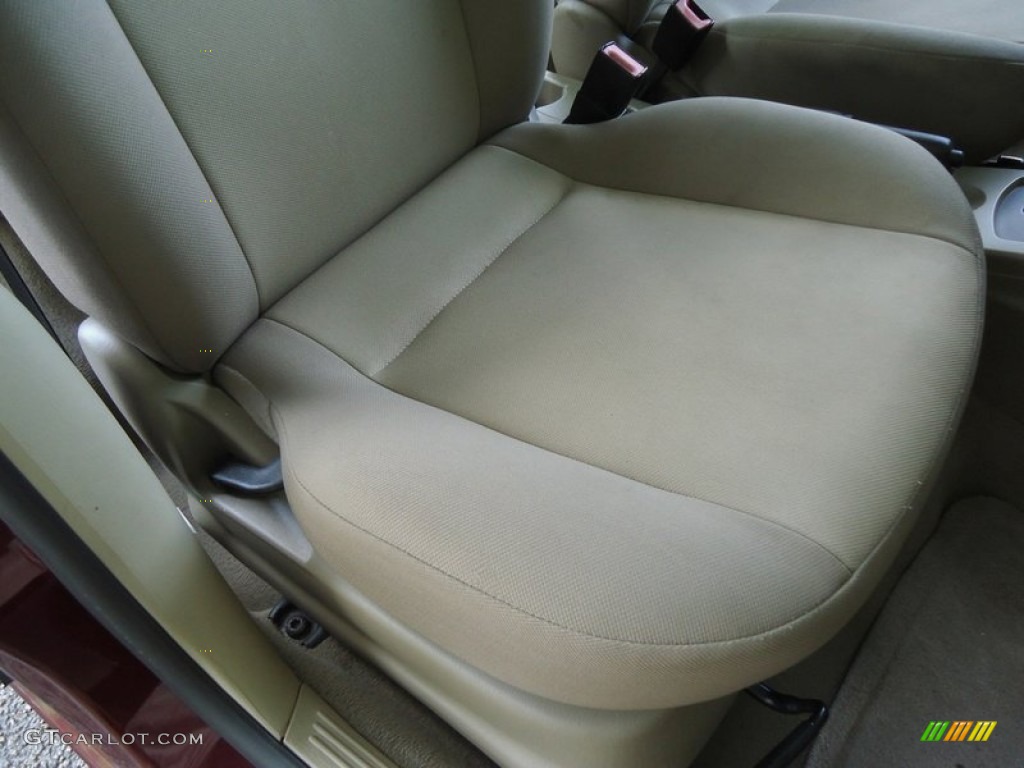 2007 Focus ZX4 S Sedan - Dark Toreador Red Metallic / Dark Pebble/Light Pebble photo #46