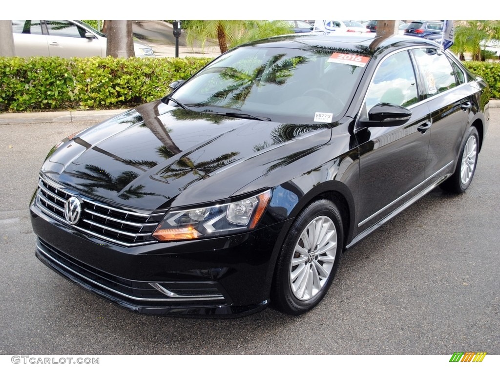 Black 2016 Volkswagen Passat SE Sedan Exterior Photo #122618984