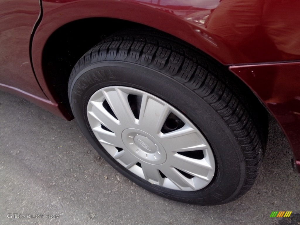 2007 Focus ZX4 S Sedan - Dark Toreador Red Metallic / Dark Pebble/Light Pebble photo #55