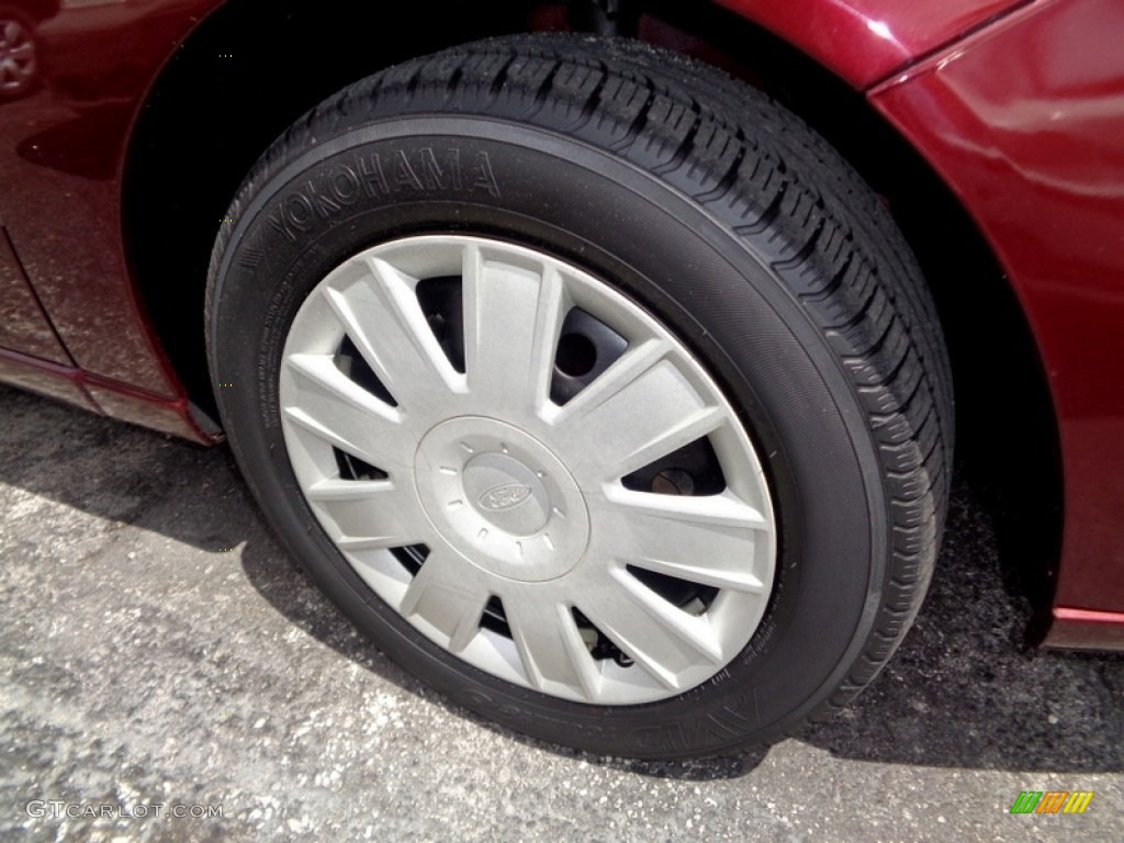 2007 Focus ZX4 S Sedan - Dark Toreador Red Metallic / Dark Pebble/Light Pebble photo #59