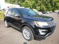 2017 Shadow Black Ford Explorer Limited 4WD  photo #3