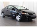 Nighthawk Black Pearl - Civic LX Coupe Photo No. 2