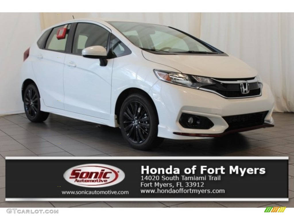 White Orchid Pearl Honda Fit