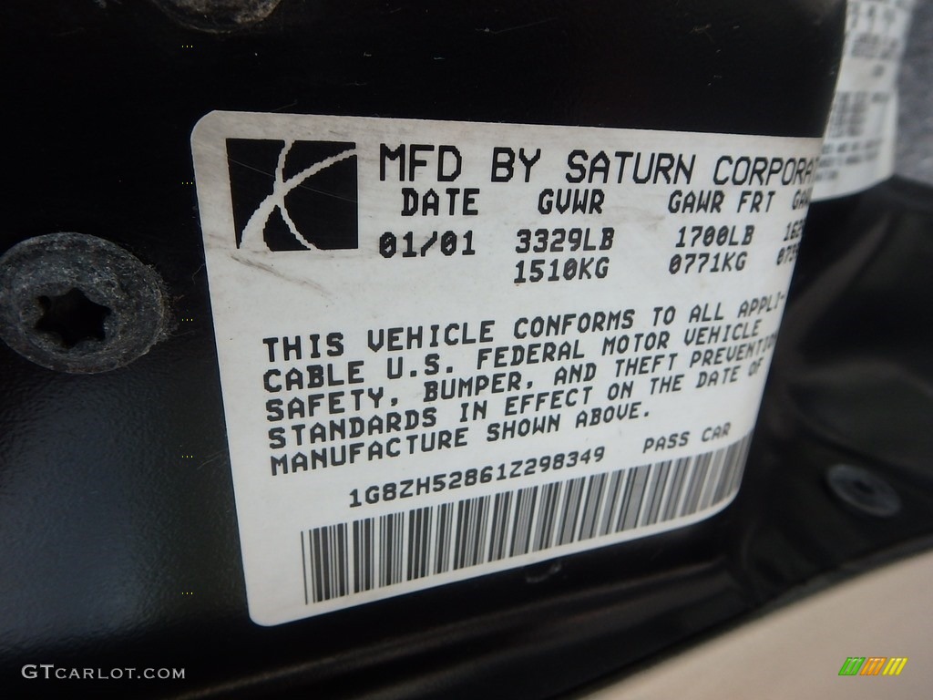 2001 S Series SL1 Sedan - Gold / Tan photo #14
