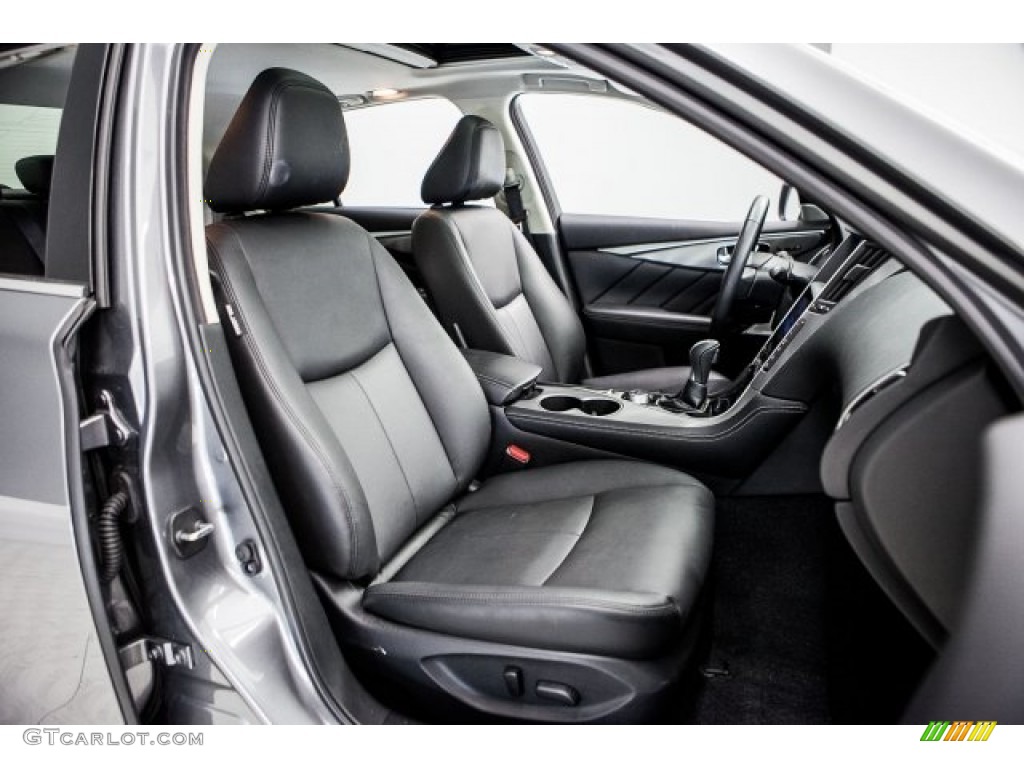 Graphite Interior 2017 Infiniti Q50 2.0t Photo #122624470