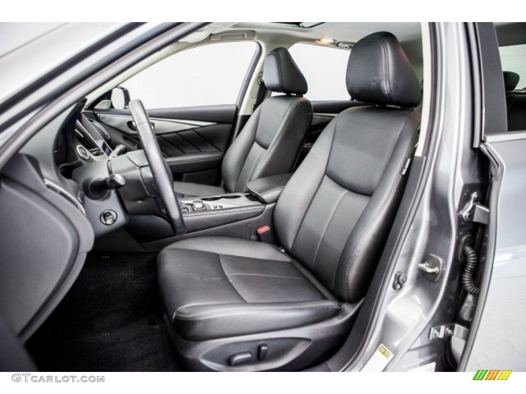 Graphite Interior 2017 Infiniti Q50 2.0t Photo #122624614
