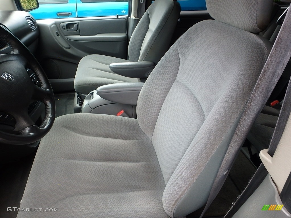 2005 Grand Caravan SXT - Butane Blue Pearl / Medium Slate Gray photo #7