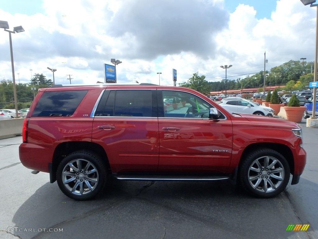 2015 Tahoe LTZ 4WD - Crystal Red Tintcoat / Cocoa/Dune photo #10