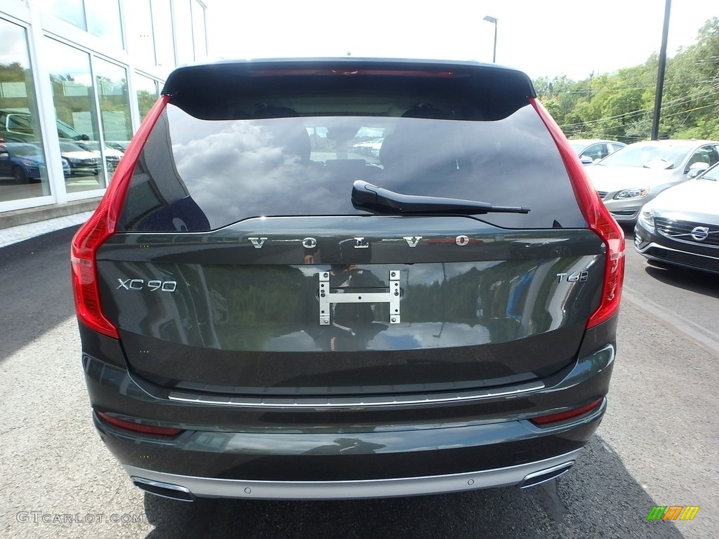 2018 XC90 T6 AWD Momentum - Pine Grey Metallic / Blonde photo #3