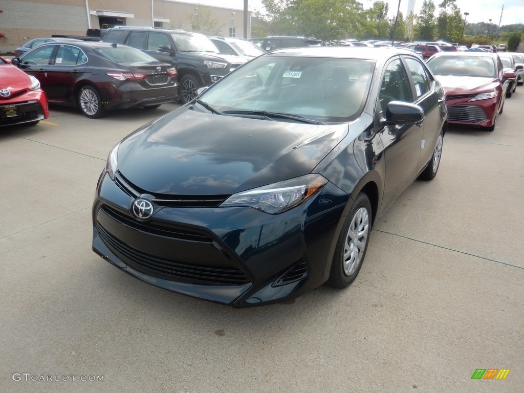2018 Corolla LE - Galactic Aqua Mica / Ash/Dark Gray photo #1