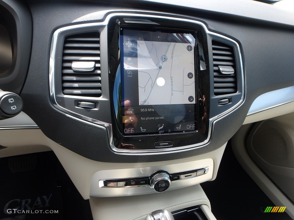 2018 XC90 T6 AWD Momentum - Pine Grey Metallic / Blonde photo #15