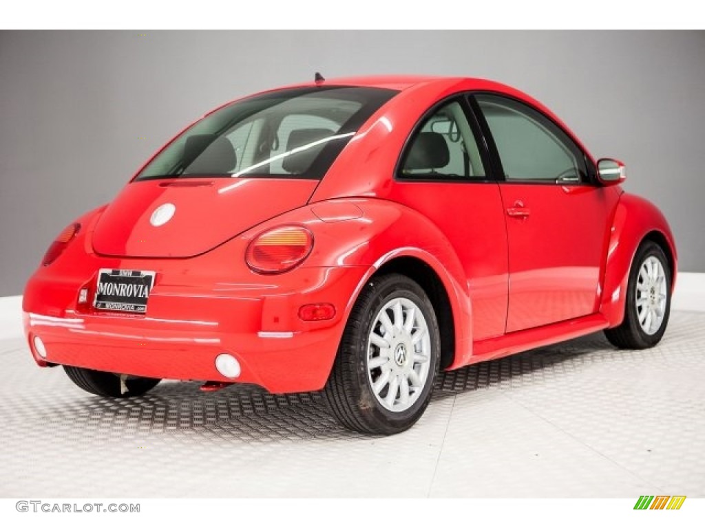 2004 New Beetle GLS Coupe - Uni Red / Gray photo #13