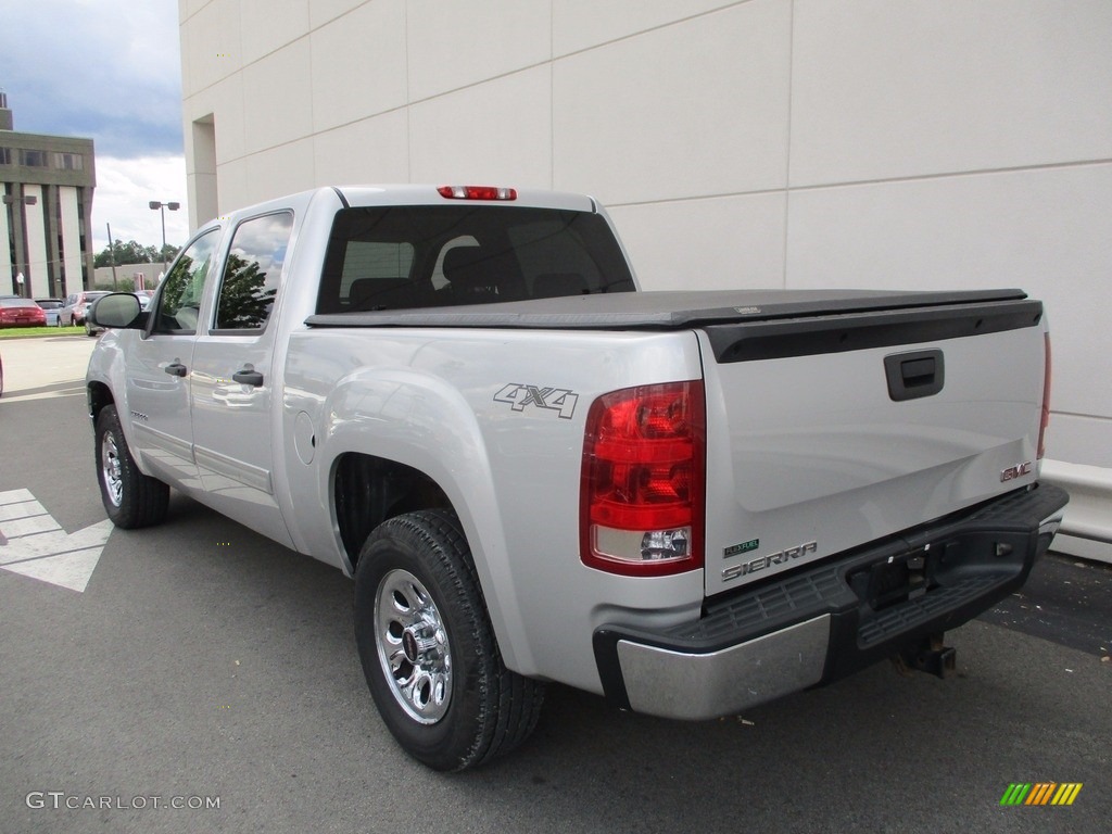 2011 Sierra 1500 SL Crew Cab 4x4 - Pure Silver Metallic / Dark Titanium photo #3