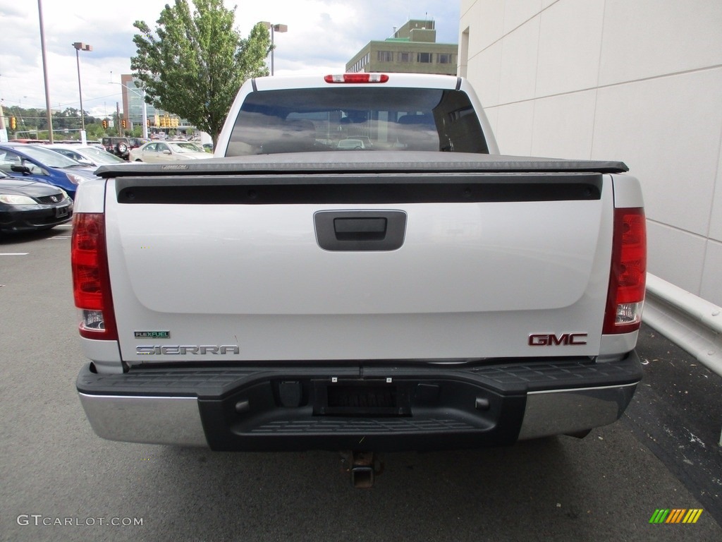 2011 Sierra 1500 SL Crew Cab 4x4 - Pure Silver Metallic / Dark Titanium photo #4