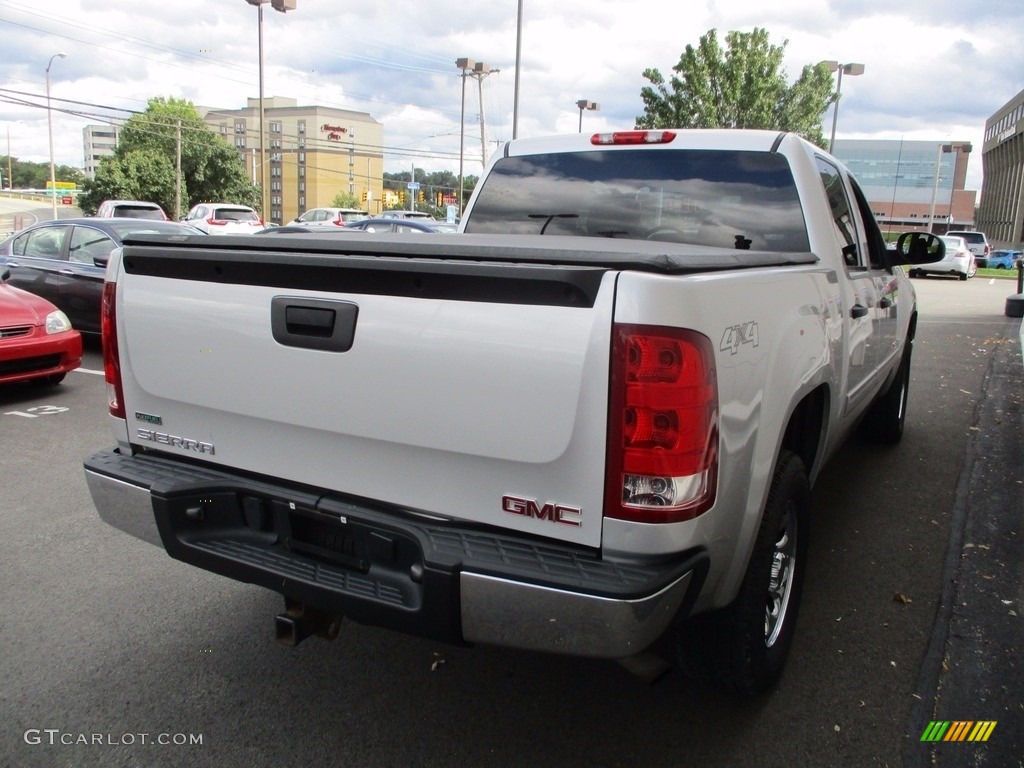 2011 Sierra 1500 SL Crew Cab 4x4 - Pure Silver Metallic / Dark Titanium photo #5