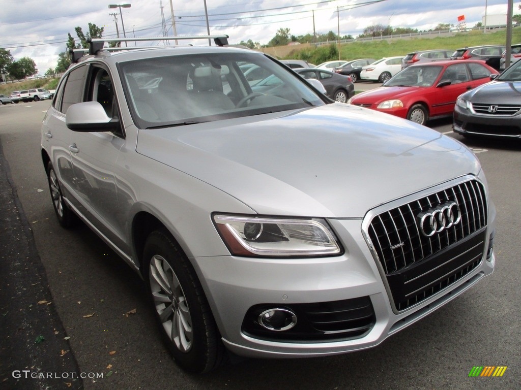 2013 Q5 2.0 TFSI quattro - Ice Silver Metallic / Black photo #8