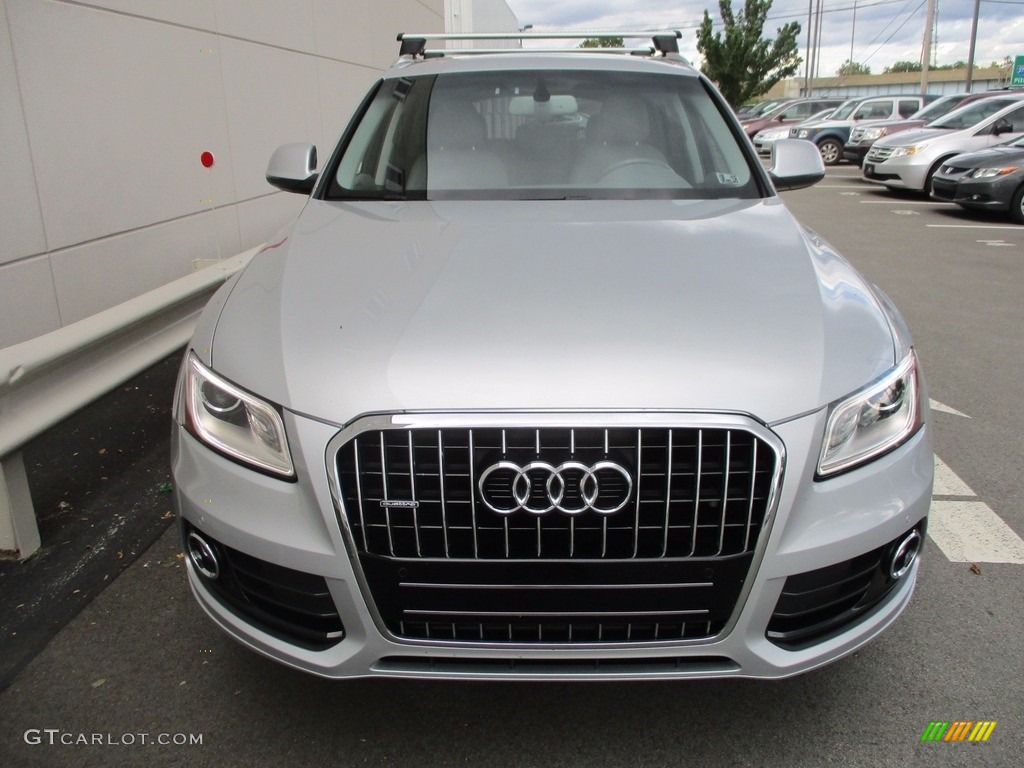 2013 Q5 2.0 TFSI quattro - Ice Silver Metallic / Black photo #9