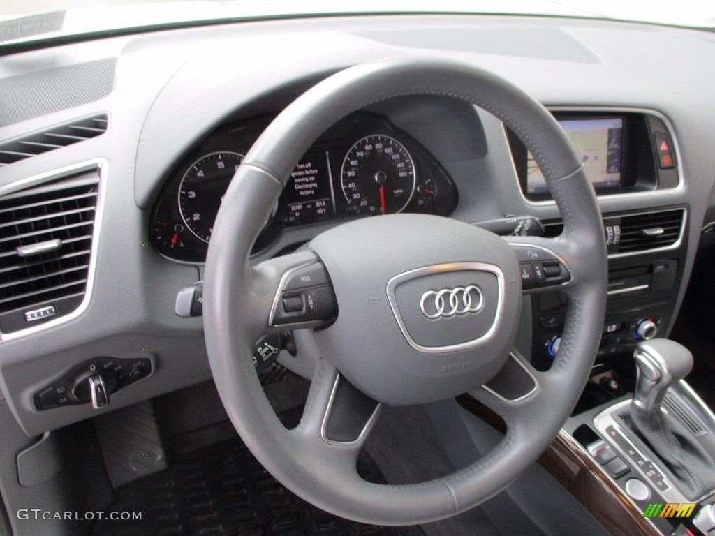 2013 Q5 2.0 TFSI quattro - Ice Silver Metallic / Black photo #14