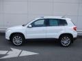 2011 White Gold Metallic Volkswagen Tiguan SEL 4Motion  photo #2