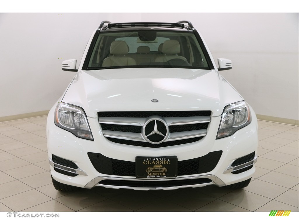 2015 GLK 350 4Matic - Diamond White Metallic / Sahara Beige/Mocha photo #2