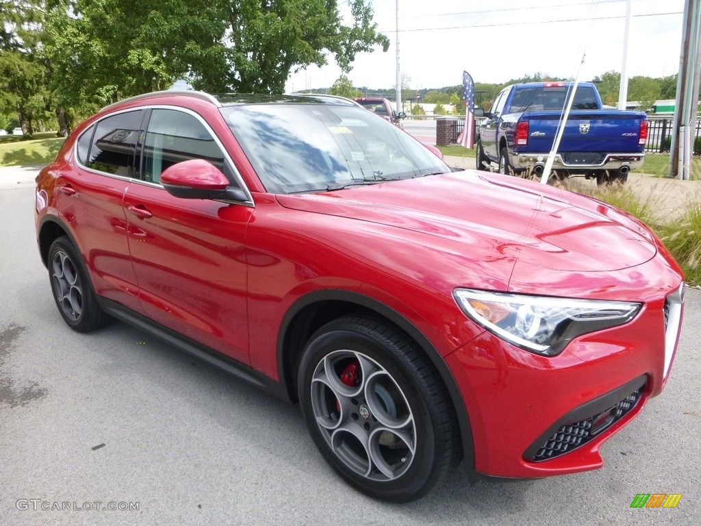 Rosso Alfa (Red) 2018 Alfa Romeo Stelvio Ti AWD Exterior Photo #122629489