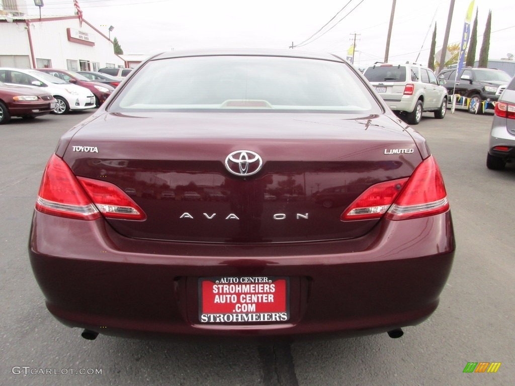 2006 Avalon XLS - Cassis Red Pearl / Ivory photo #6