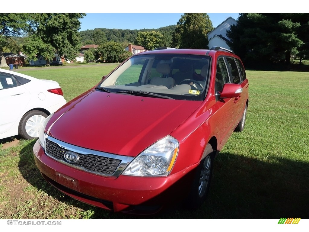 2012 Sedona LX - Claret Red / Gray photo #3