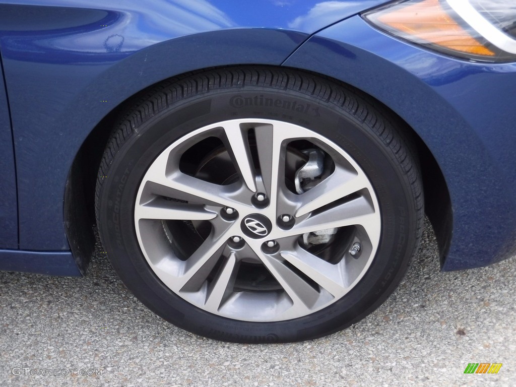 2017 Elantra Limited - Lakeside Blue / Gray photo #3