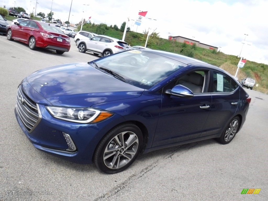 2017 Elantra Limited - Lakeside Blue / Gray photo #5