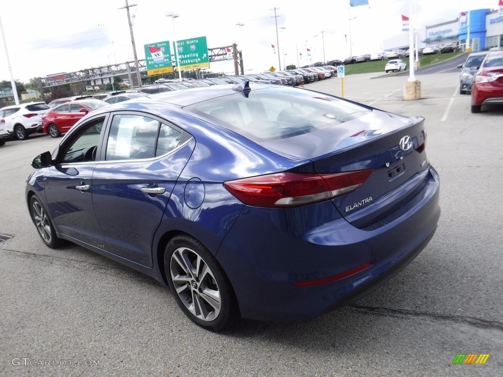 2017 Elantra Limited - Lakeside Blue / Gray photo #7