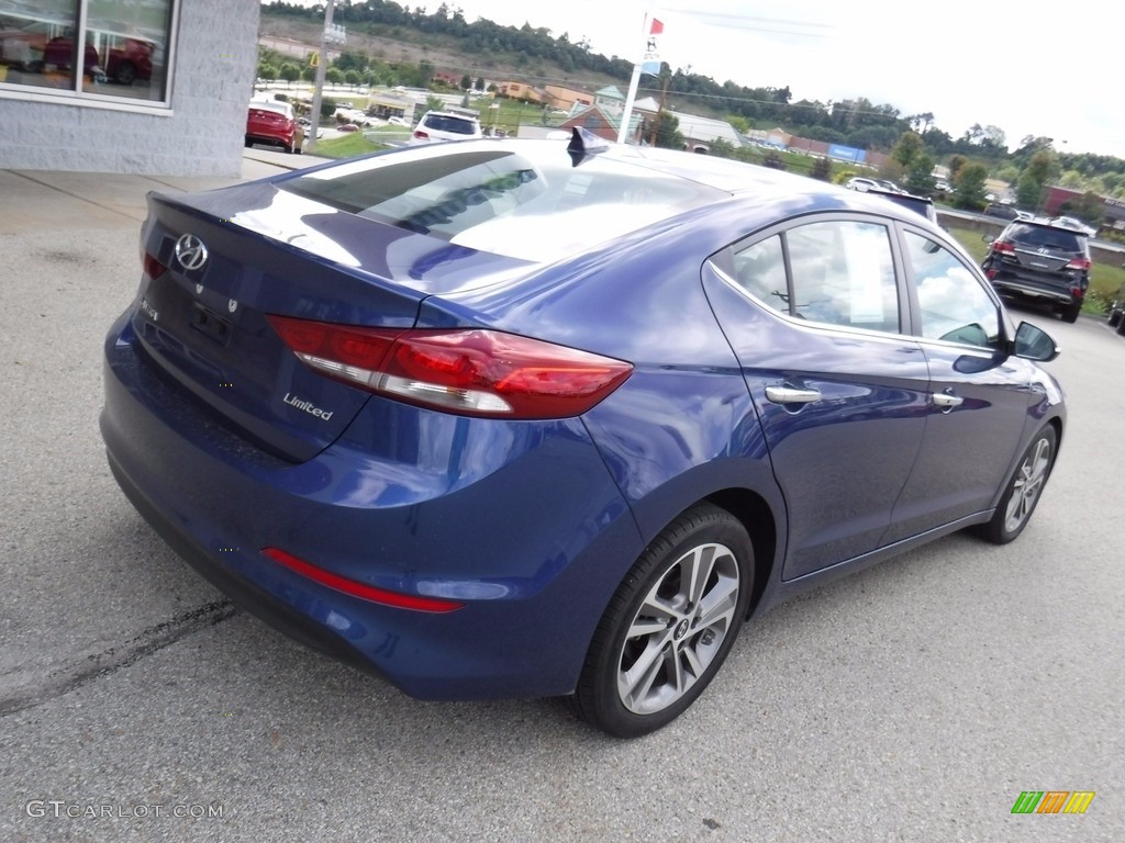 2017 Elantra Limited - Lakeside Blue / Gray photo #9