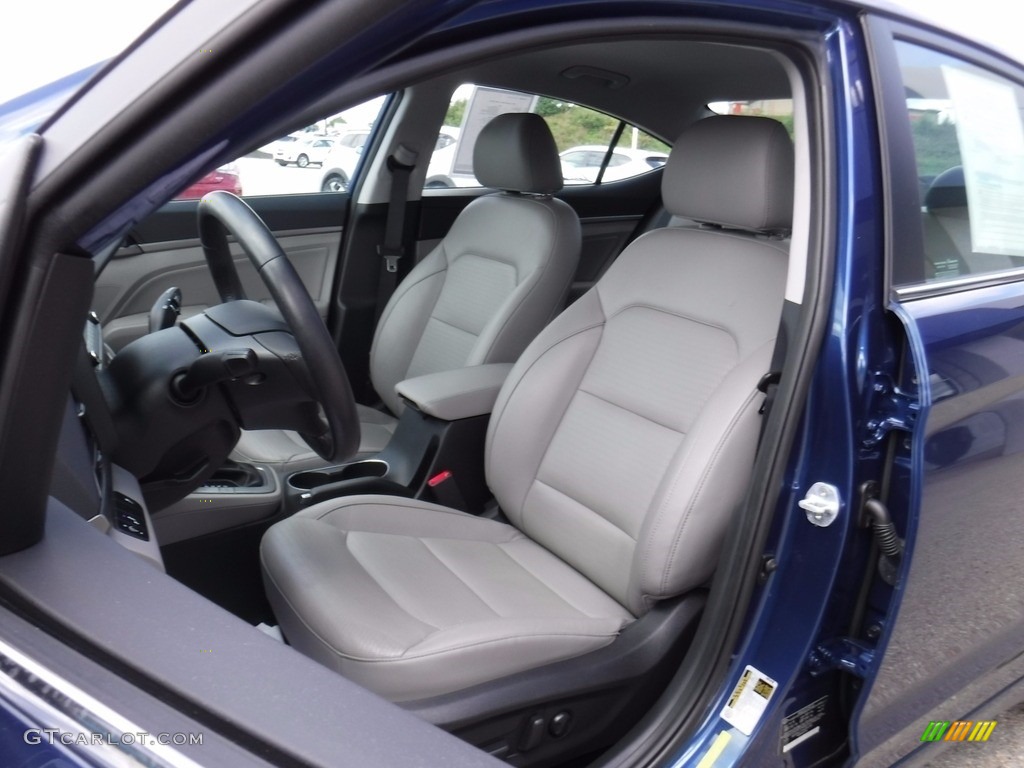2017 Elantra Limited - Lakeside Blue / Gray photo #11