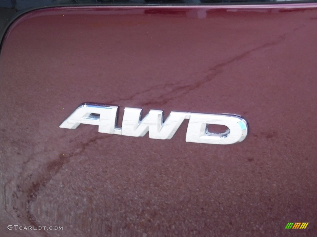 2014 CR-V LX AWD - Basque Red Pearl II / Gray photo #11