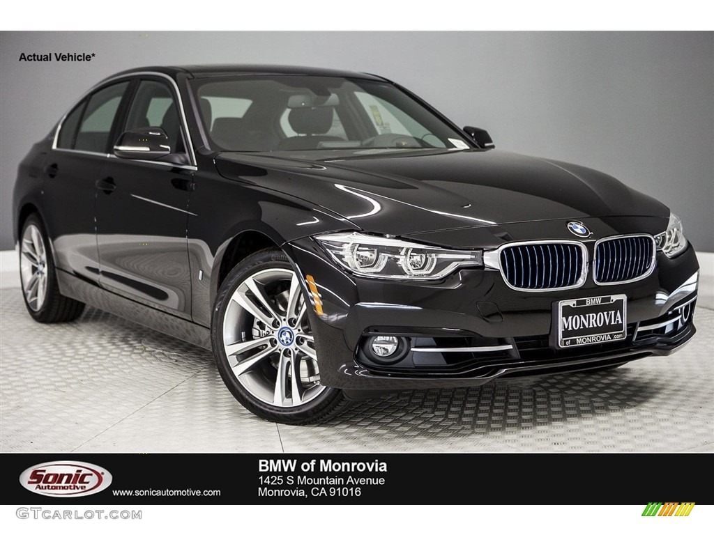 2018 3 Series 330e iPerformance Sedan - Jet Black / Black photo #1