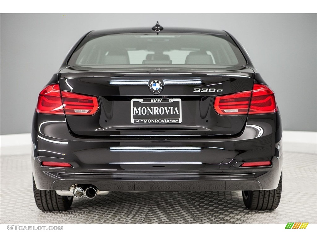 2018 3 Series 330e iPerformance Sedan - Jet Black / Black photo #4