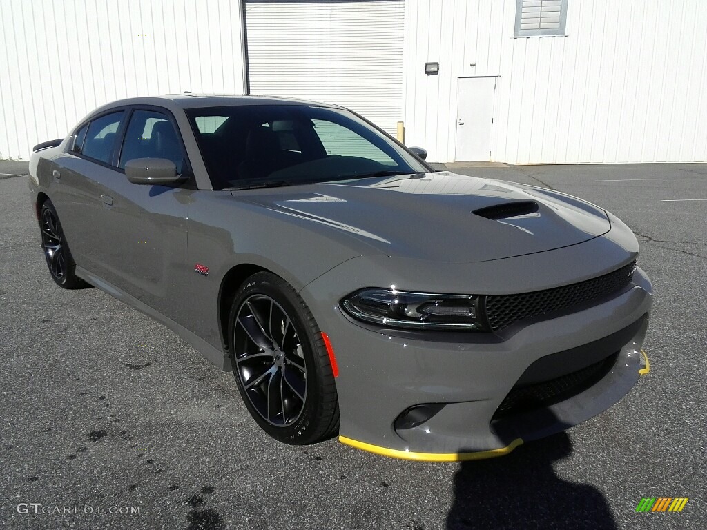 2018 Charger R/T Scat Pack - Destroyer Gray / Black photo #4