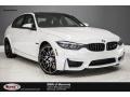 2018 Mineral White Metallic BMW M3 Sedan  photo #1