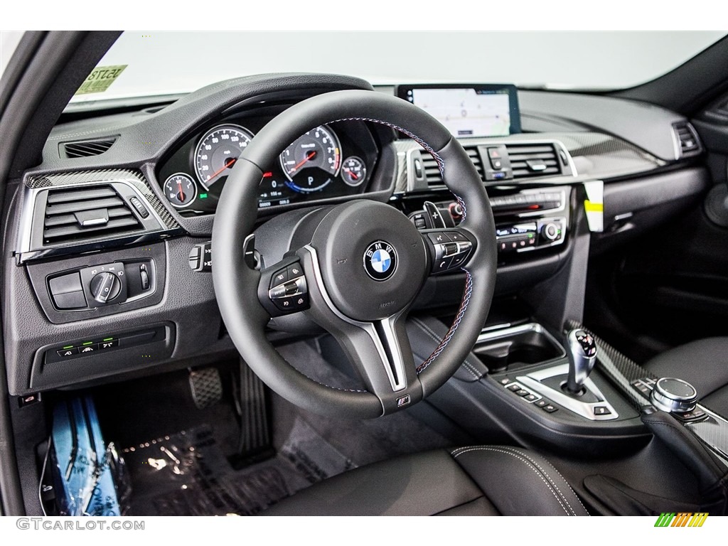 2018 BMW M3 Sedan Black Dashboard Photo #122634541