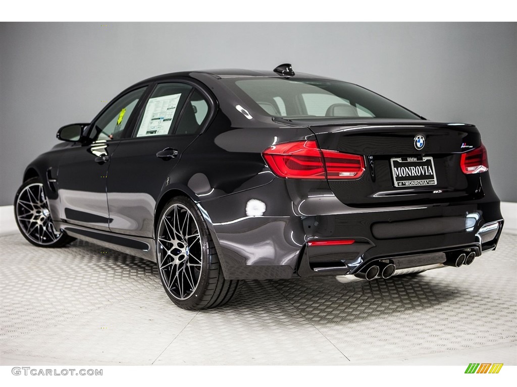 2018 M3 Sedan - Black Sapphire Metallic / Black photo #3