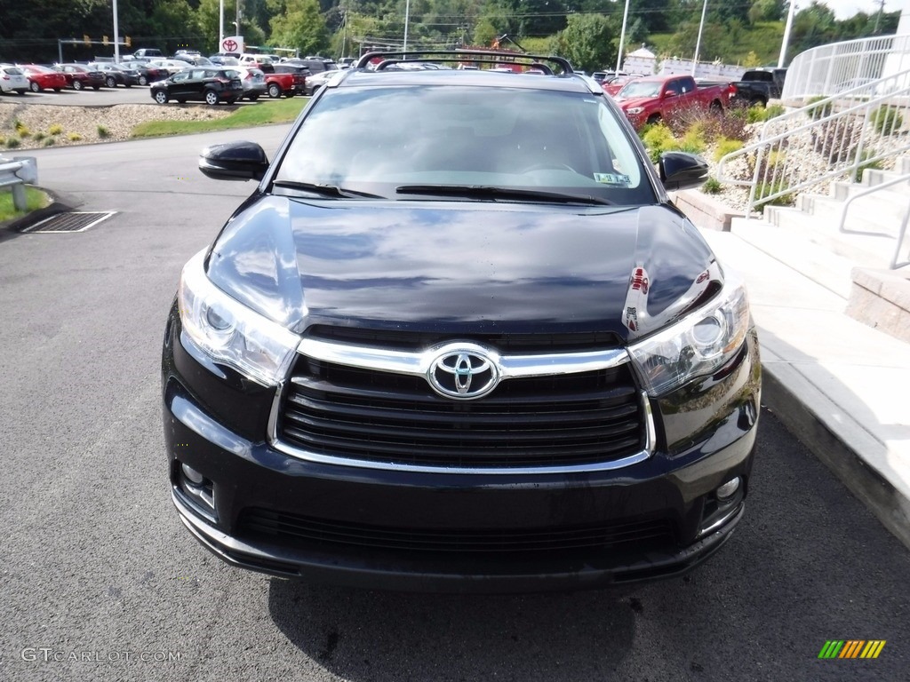2015 Highlander XLE AWD - Attitude Black Metallic / Black photo #5