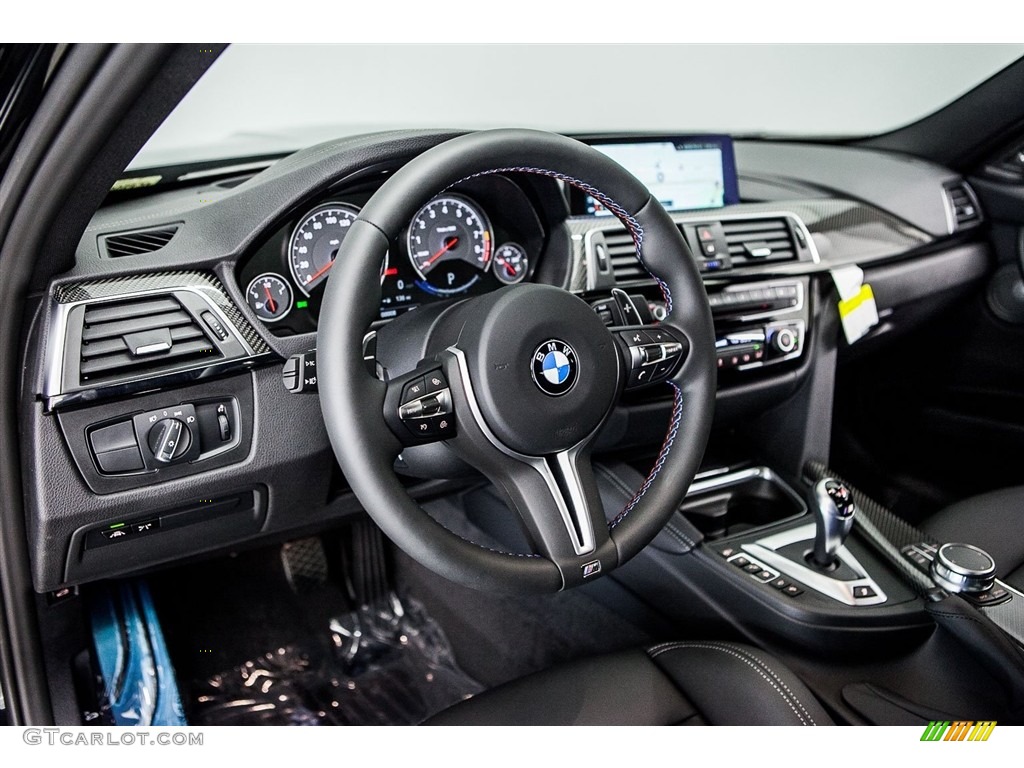 2018 BMW M3 Sedan Black Dashboard Photo #122634823